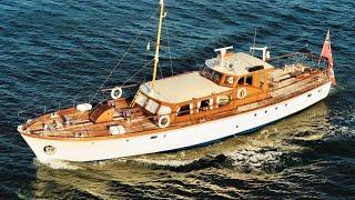 €1.4 Million Classic Yacht Tour  1966 James A Silver 23 Metre