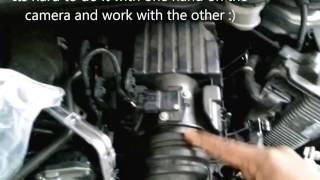 2015 2016 Honda Fit Engine air Filter Change - How to video