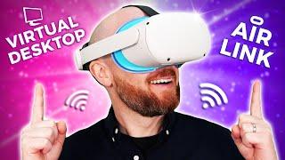 Oculus Air Link Vs Virtual Desktop - Oculus Quest 2