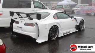 A Big-Winged Wide-body Toyota Supra 4th-Generation A80