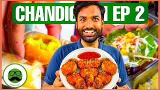 Chandigarh Food EP 2  Ram Chaat 7 Paani Gol Gappe Toshib Momos  Sector 34 Market  Veggie Paaji