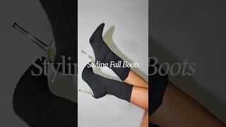 Styling fall boots  #stylingblackboots #blackbootoutfitideas #blackboots #blackbootoutfits