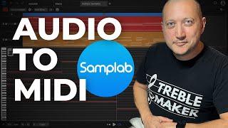 Convert Audio To MIDI - Samplab PluginApp