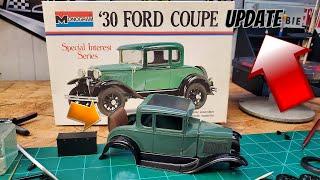 A WEE Little update on the Monogram 1930 Model A Coupe Gandalf the Green recreation.