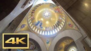 Basilica of the National Shrine of the Immaculate Conception Walking Tour in 4K -- Washington D.C.