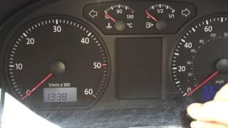 How to change  adjust dash time clock VW Polo MK4