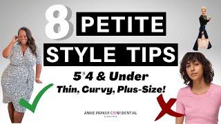 8 STYLE TIPS for PETITES  Thin Curvy & Plus-Size