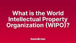 What is the meaning of the World Intellectual Property Organization WIPO? Audio Explainer