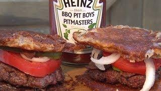 How to grill Fried Cheese Burgers  Recipe