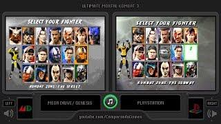 Dual Longplay 44 Mortal Kombat 3 Sega Genesis vs Playstation Cyrax Playthrough Comparison
