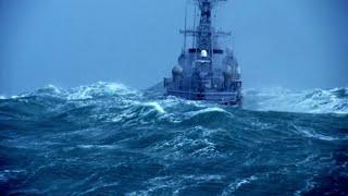 Warship - Heavy Sea Big Waves Storm Official Video