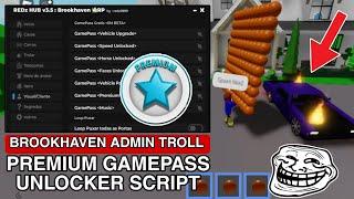 New Brookhaven Script Admin REDz HUB Troll Unlock Premium Gui HydrogenfluxusArceus x Mobile