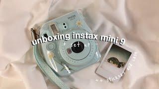 Instax Mini 9 unboxing 2021  set-up first shot + accessories 