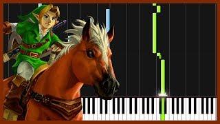 Opening Title - The Legend of Zelda Ocarina of Time Piano Tutorial Synthesia