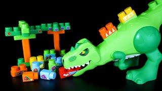 DINOSAUR TOYS TYRANNOSAURUS REX - BIG SIZES - ASMR - DINO KING TOYS 230406