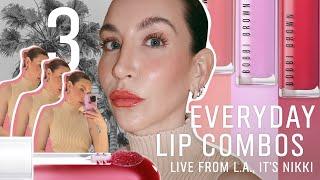 3 Everyday Lip Combos Tutorial  Live From L.A. It’s Nikki  Episode 28  Bobbi Brown Cosmetics