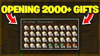 Opening 2000+ Christmas Gifts What did I get? Hypixel Skyblock