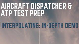 How To Interpolate Using Boeing 737 Takeoff Performance for Aircraft Dispatchers & ATP Study Help