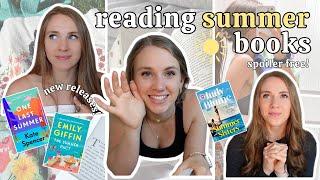 reading summer books for a week ️ spoiler free reading vlog