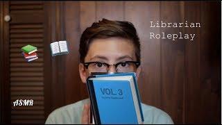 ASMR • Roleplay  Librarian -Taps-Whispering