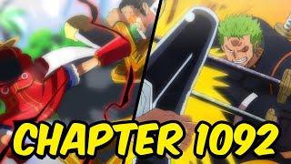 One Piece Chapter 1092 HINTS  Luffy vs Kizaru Zoro vs Rob Lucci