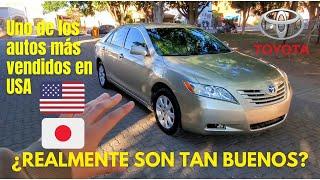 Toyota Camry  ¿TAN BUENOS COMO DICEN? ¿Mejor que Honda Accord?  review en español