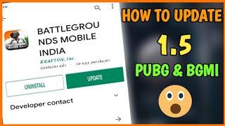 How To Update 1 5 Version In Battleground Mobile IndiaPubg mobile  Bgmi 1.5 Update