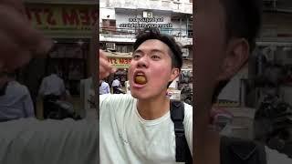 Korean tries Pani Puri for the first time