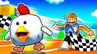 I Ran 8635321 Miles And Became The Fastest Chicken in Roblox Animal Race Simulator