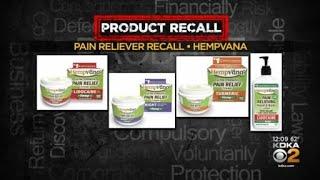 Pain Relief Products And Supplements Under Recall