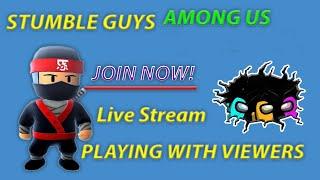 Play Among Us Live Hide N Seek And Stumble Guys Stream Join Now