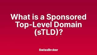 What is the meaning of a Sponsored Top-Level Domain sTLD? Audio Explainer