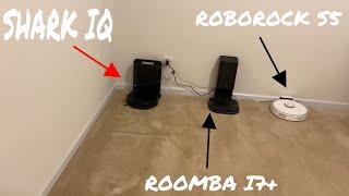 Shark IQ - RoboRock S5 S50 iRobot Roomba i7 i7+ Ran while at dinner which ones failed? Robot Vacuums