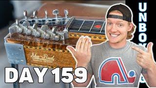 Pedal Steel Everyday - Day 159 - Unboxing My NEW Pedal Steel Guitar