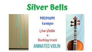 𝕊𝕚𝕝𝕧𝕖𝕣 𝕭𝕖𝕝𝕝𝕤   𝕮hristmas 𝓕avorite 𝐌𝐄𝐃𝐈𝐔𝐌 tempo. ANIMATED Live Violin   + Backing track