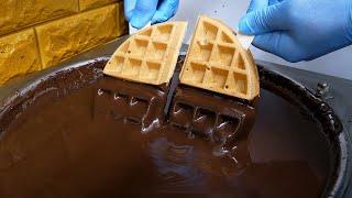 Chocolate Waffles - Korean Street Food