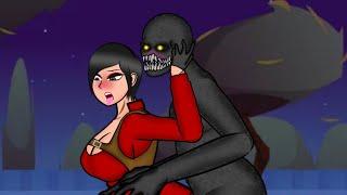 Ada Wong with Gregory attack Regenerator  2d animation \