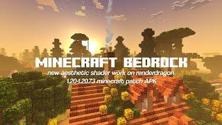 NEW aesthetic mcpebedrock shader work on renderdragon 1.20 ️ Solar Shader V3.0 ౨ৎ ˖ ࣪⊹