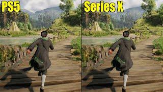 Hogwarts Legacy PS5 vs. Xbox Series X  Loading Times Graphics FPS Test