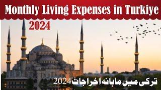 Turkiye monthly living expenses 2024