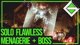 SOLO Flawless Menagerie + Boss No Gauntlet Cheese  Destiny 2