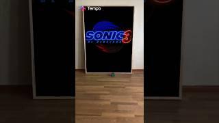 Sonic the Hedgehog 3 Made Out of Rubiks Cube #tempoapp #sonicmovie #shorts