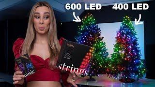 Twinkly Gen II 400 & 600 Smart lights comparison + Twinkly Music  Set up & honest review