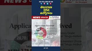 There is tough competition for the DSC teachers recruitment in Telangana  Politikos