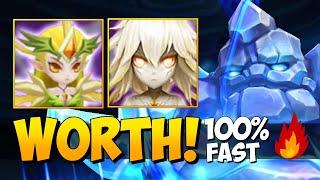 Wind Homunculus & Wind Harpy In Giant Abyss Hard in Summoners War