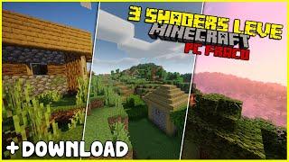 3 SHADERS LEVE PARA PC FRACO MINECRAFT 1.19.4 + DOWNLOAD