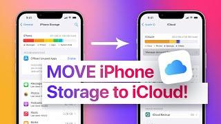 How To MOVE iPhone Storage to iCloud
