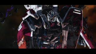 FA-78 Full Armor Gundam Space Battle  MOBILE SUIT GUNDAM THUNDERBOLT DECEMBER SKY  Battle Scene