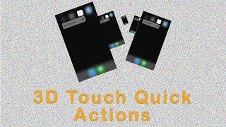 Making 3D Touch Quick Actions in Any of Your Apps