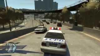 GTA IV LCPDFR - HUGE Shootout + Large Citywide Car Chase